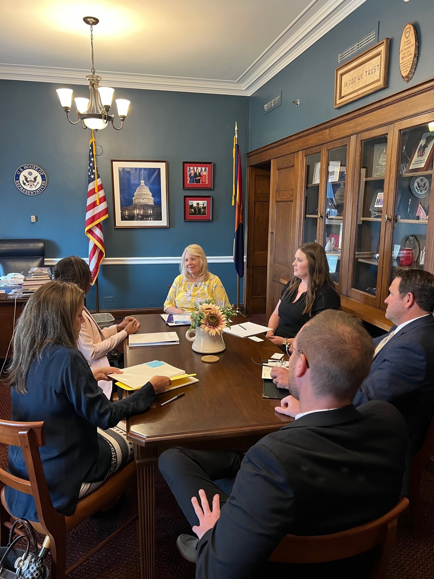 EMD Leaders with Rep. Lesko